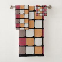 Geometrisch kleurenblokpatroon