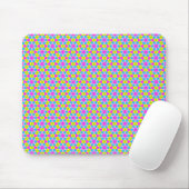 Geometrisch kleurenpatroon muismat (Met muis)