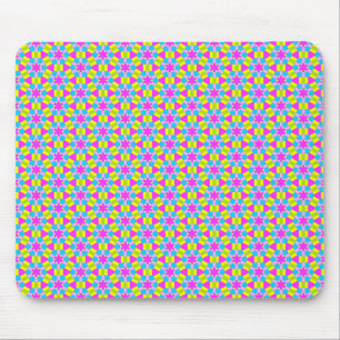 Geometrisch kleurenpatroon muismat