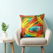 geometrisch kleurrijk decoratief Sierkussen (Stoel)