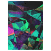 Geometrisch, Kleurrijk, Geweven Abstract Art. Klembord (Achterkant)
