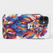 Geometrisch kleurrijk leeuwenontwerp Case-Mate iPhone case (Achterkant (horizontaal))