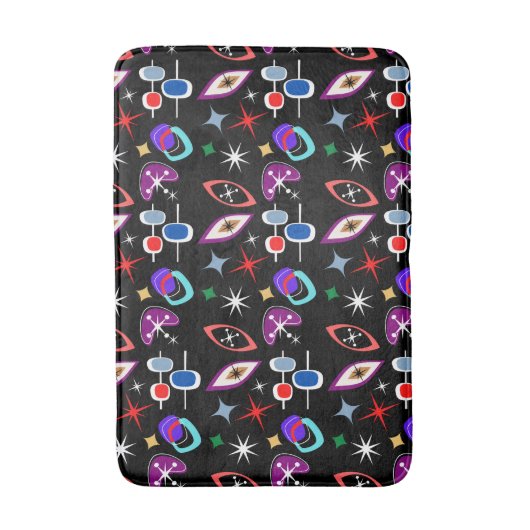 Geometrisch kleurrijk patroon badmat (Voorkant Verticaal)