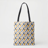Geometrisch kleurrijk patroon grafisch ontwerp tote bag (Voorkant)