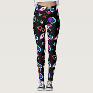 Geometrisch kleurrijk patroon leggings