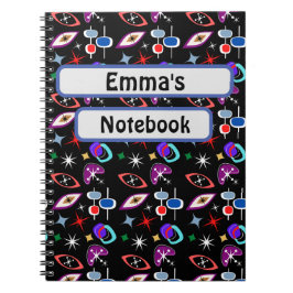 Geometrisch kleurrijk patroon notitieboek