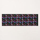 Geometrisch kleurrijk patroon yogamat (Achterkant (horizontaal))