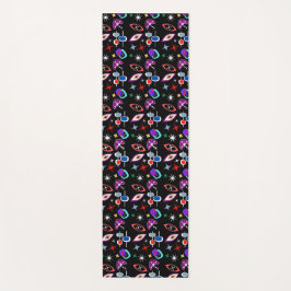 Geometrisch kleurrijk patroon yogamat