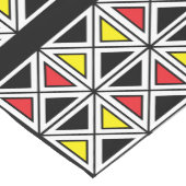 Geometrisch kleurrijk stampatroon korte tafelloper (Hoek)