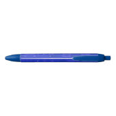 Geometrisch koel circuit blauw blauwe inkt pen (Achterkant)