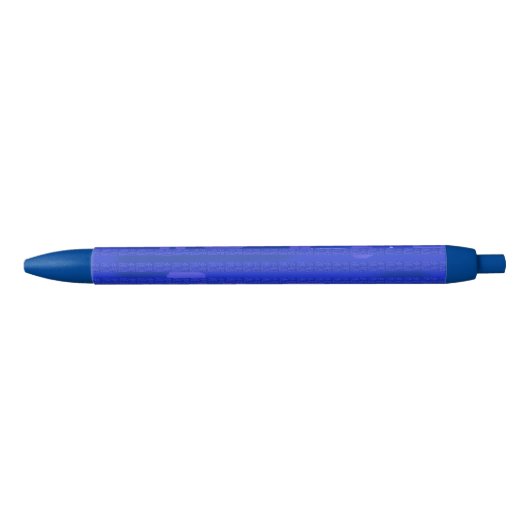 Geometrisch koel circuit blauw blauwe inkt pen (Voorkant)