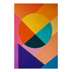 Geometrisch Kosmos Perfect Poster