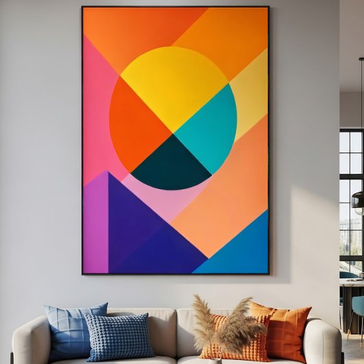 Geometrisch Kosmos Poster