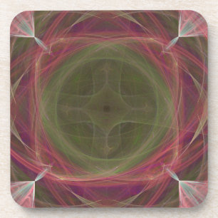 Geometrisch kruisje drankjes onderzetter