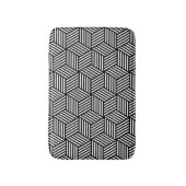 Geometrisch kunstontwerp badmat (Voorkant Verticaal)