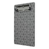 Geometrisch kunstontwerp mini klembord (Angled2)