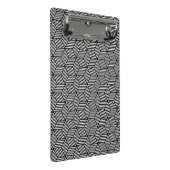 Geometrisch kunstontwerp mini klembord (Schuin)