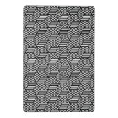 Geometrisch kunstontwerp mini klembord (Achterkant)