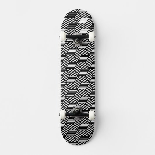 Geometrisch kunstontwerp persoonlijk skateboard (Voorkant)