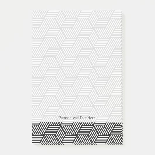 Geometrisch kunstontwerp post-it® notes (Voorkant)