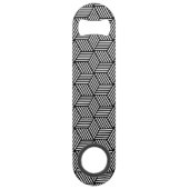 Geometrisch kunstontwerp speed flessenopener (Achterkant)