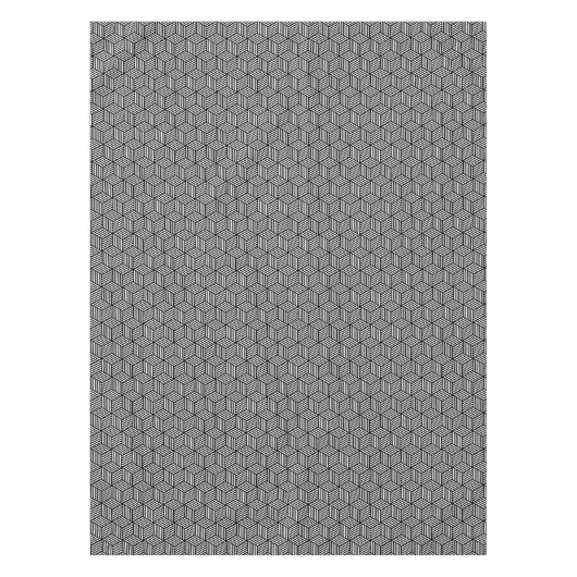 Geometrisch kunstontwerp tafelkleed (Voorkant)