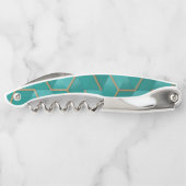 geometrisch kurkentrekker (Achterkant)