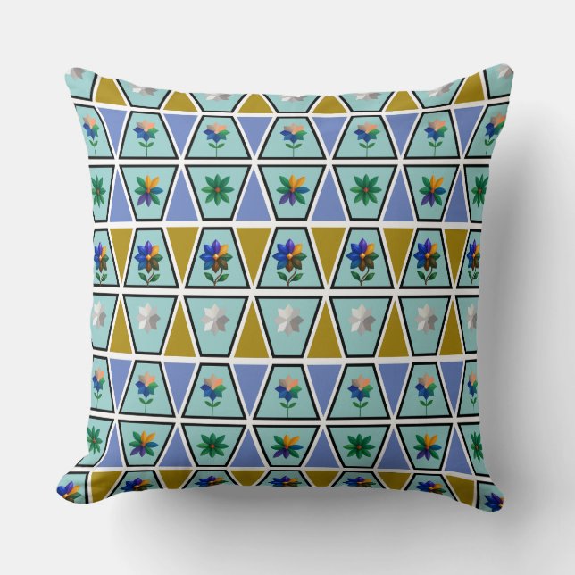 Geometrisch Kussenontwerp Kussen (Voorkant)
