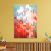 Geometrisch landschap canvas afdruk (Insitu (Woonkamer))