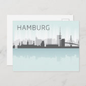Geometrisch landschap | Hamburg, Duitsland Briefkaart (Voorkant / Achterkant)