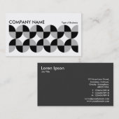 Geometrisch lang horizontaal v010-Visitekaartje Visitekaartje (Voorkant / Achterkant)