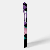 Geometrisch Leuk Roze en Paarse kleuren Case-Mate iPhone Case (Achterkant / Links)