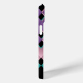 Geometrisch Leuk Roze en Paarse kleuren Case-Mate iPhone Case (Achterkant / Rechts)