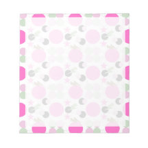 geometrisch licht roze en olijfgroen