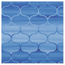 Geometrisch licht tot donkerblauw gekleurd ogeenpa stof