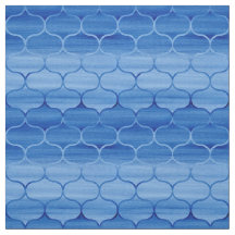 Geometrisch licht tot donkerblauw gekleurd ogeenpa
