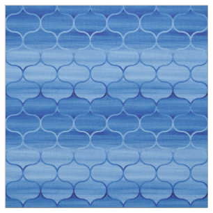 Geometrisch licht tot donkerblauw gekleurd ogeenpa stof
