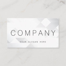 Geometrisch lichtgrijs Visitekaartje