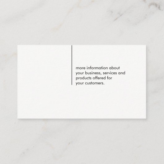 Geometrisch | Lijnen en pleinen Visitekaartje (Achterkant)