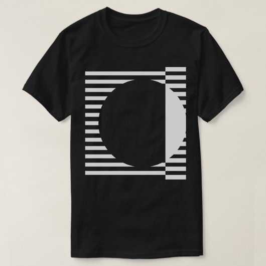 Geometrisch lijnontwerp t-shirt (Design voorkant)