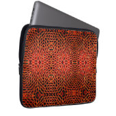 GEOMETRISCH Lijnpatroon Laptop Sleeve (Voorkant Rechts)