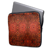 GEOMETRISCH Lijnpatroon Laptop Sleeve (Voorkant Links)