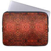 GEOMETRISCH Lijnpatroon Laptop Sleeve (Voorkant)