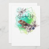 Geometrisch Lijst met dragon Kaart (Voorkant / Achterkant)