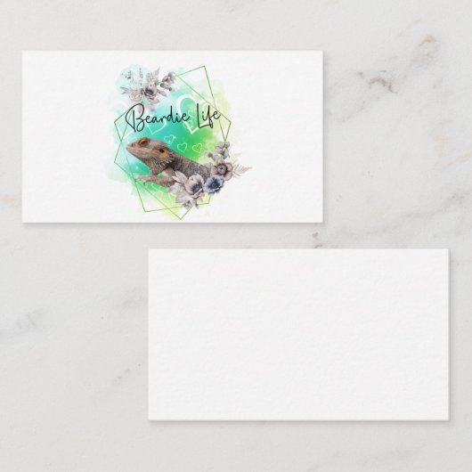 Geometrisch Lijst met dragon Visitekaartje (Voorkant / Achterkant)