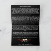 Geometrisch Lijst met kerstfeestdag Feestdagen Kaart (Binnen)