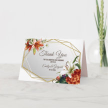 Geometrisch Lijst met tropische gelilies Dank u