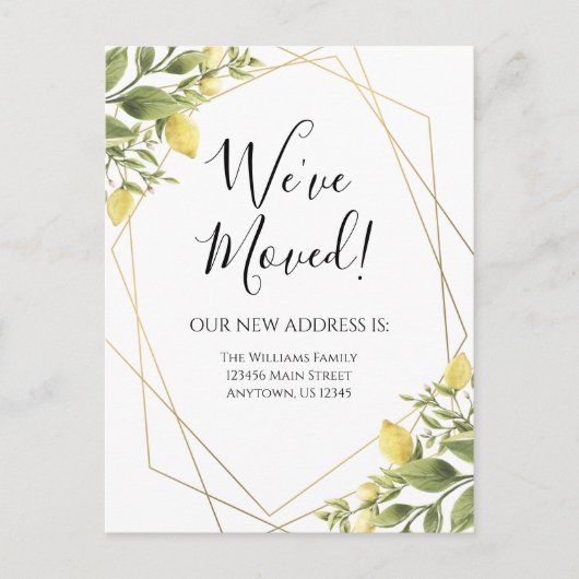 Geometrisch Lijst voor bewegende aankondigingen (Voorkant)