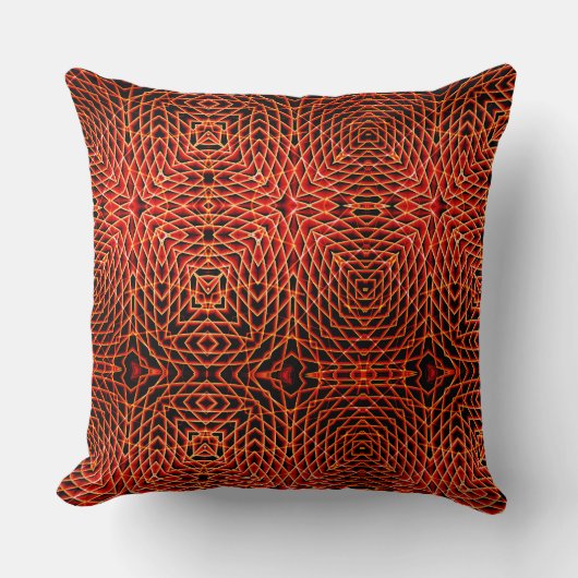 GEOMETRISCH LINESThrow Pillow Kussen (Voorkant)