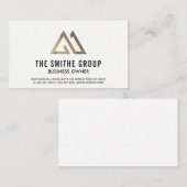 Geometrisch Logo Zakelijke Kaart Visitekaartje (Voorkant / Achterkant)